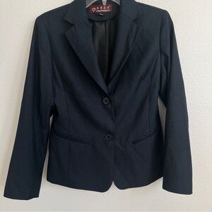 Classic Japanese School Girl Black Women's Blazer EUC